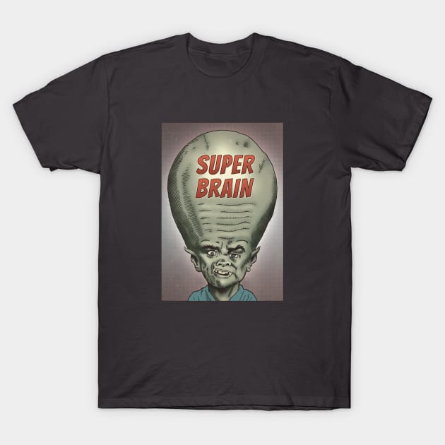 Super Brain T-Shirt by ranxerox79